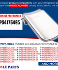 Dispenser Lever Assembly For Refrigerator Replacement DA97 11867A Ice Or Water Release Lever Exact Fit To PS4176495 shown