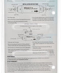 Back packaging of Total 360 Refrigerator Water Filter Inline Universal Filter with installation instructions.