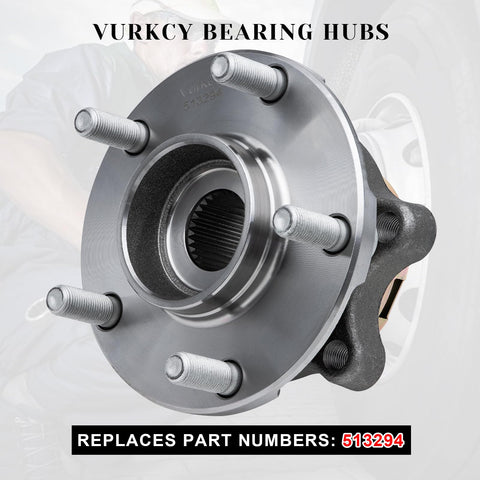 Front left and right wheel bearing hubs assembly for Nissan Altima 2007 2012 2.5L 4 cylinder 5 lug with ABS encoder