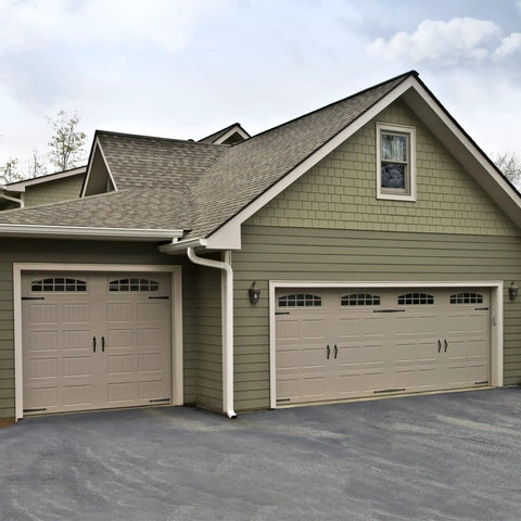 Garage with Magnetic Garage Door Hardware Kit 6 Piece Made From UV Stabilized ABS Plastic No Rust Or Flake Kid And Pet Safe Includes Two 12-Inch By 2-Inch Magnetic Handles For Quick Easy Install