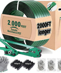 Heavy Duty Pet Strap Kit With Manual Tensioner For Bulletproof Pallet Wrapping includes 2000 feet of PET banding and tools.