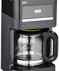 Quality Morning Coffee Made Easy With This Twelve Cup Programmable Drip Coffee Maker Offering True Pause And Pour Freedom Smart Twenty Four Hour Timer Quick One To Four Cup Sizes And Solid Auto Shutoff In Black coffee maker with glass carafe and programmable timer.