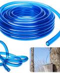 Easy Flow 33 Feet Maple Syrup Tubing Set, 5 16 Inch Vacuum Silicone Sap Line for Maple Trees, Food Grade Sap Tube, Tree Tapping Kit