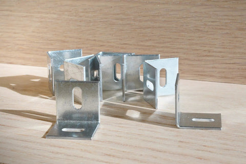 Wood Table Top Expansion Brackets Pack Of 24 Clip Fasteners Z Figure 8 Steel For Live Edge Tables And Desks Keeps Wood Movement In Check