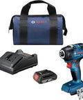 18V Cordless Brushless Impact Driver Kit With 1/4 In Hex, 2Ah Battery, Charger, And Storage Bag includes all components