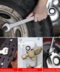 17mm Ratchet Wrench Combo with matte anti rust finish used in auto repair and home projects