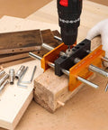 Self Centering Dowel Jig Kit For 6.8 Inch Timber Woodworking Center Doweling Drill Guide For Straight Holes Portable Drill Block