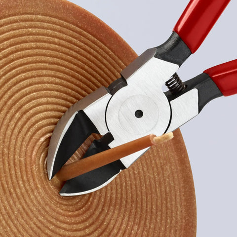 Diagonal Flush Cutter For Plastics With A 45 Degree Angle Blades, Flush Ground Cutting Face, cutting plastic sprue