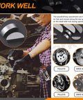Woodruff Key Stock Assortment Kit 155 Piece Half Moon Semicircle Flywheel Key Set With 17 Sizes Metric Hardware For Mechanical Projects