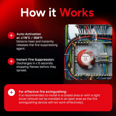 Keep Your Place Secure With Automatic Fire Extinguisher Two Pack Boasting Hella Fast Thermal Activation And Totally Wire Free Aerosol Fire Suppression Unit That Just Works