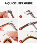 Step-by-step guide using Heavy Duty Silicone O Rings for Wacky Worm Baits Pack of 201 with Tool for 3-6 inch soft baits.