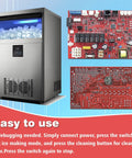 Indigo Ice Maker Control Board Replacement For Indigo Series Machines I0600 I0870C I1106 ID IB I IR IY SY With Spare Part Numbers 000008309 000014150 MAN000008309 Plug And Play Setup For Reliable Ice Production And Easy Install Commercial Units, red PCB