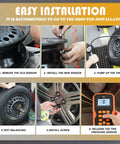 Easy installation guide for Premium Pack Of Four Pre Programmed TPMS Tire Pressure Monitoring Sensors for Buick Envision and Chevy Silverado.