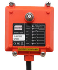 Heavy Duty Industrial Wireless Remote Control For Hoists And Cranes ACDC 12-24V transmitter receiver with IP65 build.