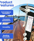 Hands Free Sailboat Rigging Tension Gauge For Standing Rigging And Forestays Reads 2000 Lbs While You Pull Works With Three Sixteenths Seven Thirty Seconds And One Quarter Inch Cable Diameters Portable Force Gauge For Solo Tuning on sailboat rigging