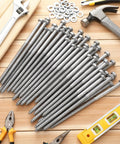Heavy Duty Wood Lag Bolts Kit With Washers 40 Pack Half Inch By Ten Inch Hot Dip Galvanized Hex Lag Screws For Decks And Fences