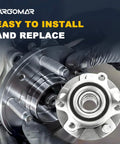 Front Wheel Bearing And Hub Assembly 2 Pack Ready To Roll Fits Toyota Rav4 2006 2012 3 5L V6 Rav4 2013 2018 Mirai 2016 2020 Scion tC 2011 2016 Non ABS 5 Lug Front Left And Right OE Quality ISO TS Certified in close-up view