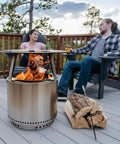 Bonfire Heat Deflector For Fire Pits, Boost Warmth And Comfort With A Wide Heat Radius, Durable 304 Stainless Steel, outdoor use