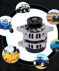 2000W Brushless Permanent Magnet Generator with single wheel, agricultural application with tractors and field vehicles