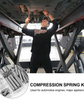 Durable 200 Piece Steel Spring Assortment Set With Extension And Compression Springs Kit Perfect For Heavy Duty Industrial Repairs And Cool DIY Projects To Fix Stuff Fast in workshop