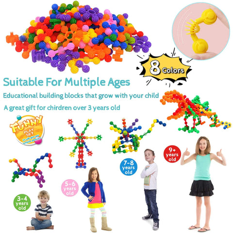 Kid Friendly STEM Building Blocks Set 120 Piece Gear Interlocking Toy Kit With Colorful Star Shaped Pieces Safe Plastic Material For Toddlers Aged 3 Plus Educational Construction Toy For Boys And Girls, showcasing blocks, constructed models, and age recommendations.