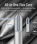 Low Temperature Aluminum Welding Rods Set 12 Pack No Flux Required No Fuss For Stainless Steel Iron Copper Easy DIY Welds