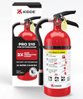 Commercial Fire Extinguisher For Office And School Use Rechargeable 2A10BC All Metal Valve And Easy Pull Pin front view