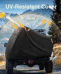 Two Bike Rack Cover For Car Hitch Waterproof 600D Outdoor Bike Cover on SUV, UV-resistant, heavy-duty all-weather protection