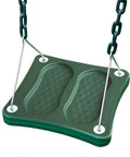 Stand Up Swing For Backyard Playsets With 14x14 Inch Base Coated Chains Pinch Free Design Includes Platform Brackets