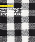 Close-up of checkered black and white pattern, Cozy Memory Foam Chair Cushions Set Of Four With Tufted Non Slip Rubber Backing And U Shaped Design 17 By 16 Inch Checkered Black And White Seat Pads For Office Dining Kitchen Chairs Slip Resistant Comfort.
