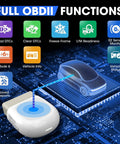 Bluetooth OBD2 Scanner For iPhone And Android With Full System Diagnostics AutoVIN 19 Reset Functions Check Engine Light Code Reader