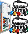 Durable Aluminum Bit Holders For One Quarter Inch Sockets Hex Shank Screwdriver Bit Holder For Impact Driver And Drill Quick Release