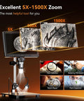 Digital Coin Microscope With Built In Light, 10 Inch IPS Display For Close Up Mint Marks, Dates, Die Cracks, Doubling And Edge Details, Perfect For Home Coin Collecting, Club Sessions, Penny Roll Hunters, And Coin Nerds, 10in screen