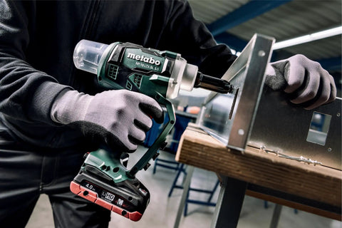 Tough As Nails Cordless Blind Rivet Gun With Brushless Motor in use, featuring a robust design and ergonomic grip for precision tasks.