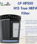 Top Rated True HEPA Replacement Filter For Bali Series Air Purifiers LP550TH LP550THP LP560 White Medical Grade Filtration
