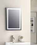 LED Bathroom Mirror With Anti Fog, Wall Mounted, 24x30 Inches, Horizontal Or Vertical Orientation, 5000K Daylight White Light.