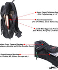 Interior view of Dope Ultra Lightweight Sling Bag showcasing open compartments and quick access pockets for travel essentials.