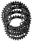 Oval Chainring 104BCD Narrow Wide 32T 34T 36T 38T For 6 7 8 9 10 11 12 Speed Chains Grippy Retention Fits Shimano Sram Cranks 7075 Aluminum Anodized Black Durable Quiet Ride