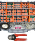DT Deutsch Connector Kit 482 Piece Waterproof Automotive Electrical Connectors Set With 2 3 4 6 8 12 Pin Options Includes Crimping Tool Removal Tool And 16 Gauge Solid Contacts For Boat Motorcycle Truck RV Lights And More