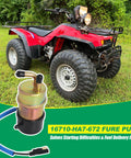 12V Fuel Pump With Am116304 Fuel Filter For Honda FourTrax Foreman 86-89 TRX 350 350D 4x4 Replacement 16710-HA7-672