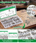 71 Piece Carbon Steel Ball Bearings Kit With Double Shielded Protection, Includes 693ZZ 623ZZ 624ZZ 685ZZ 687ZZ 627ZZ in storage box