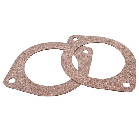 2 Pack Electric Motor Gaskets 25861 5822 Compatible With Western Fisher Snow Plows shown overlapping on white background