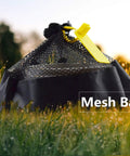 24 Piece Dorm Life Mess Kit Tableware Set For Camping And Everyday Use Plates Cups Bowls Silverware in drawstring mesh bag