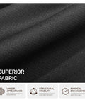 Close-up of black fabric used in Folding Push Wagon With Brakes, Portable Collapsible Shopping Cart for superior durability.