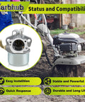 Carburetor Replacement For 591925 698479 693518 698475 and Craftsman Tiller engine with key benefits icons