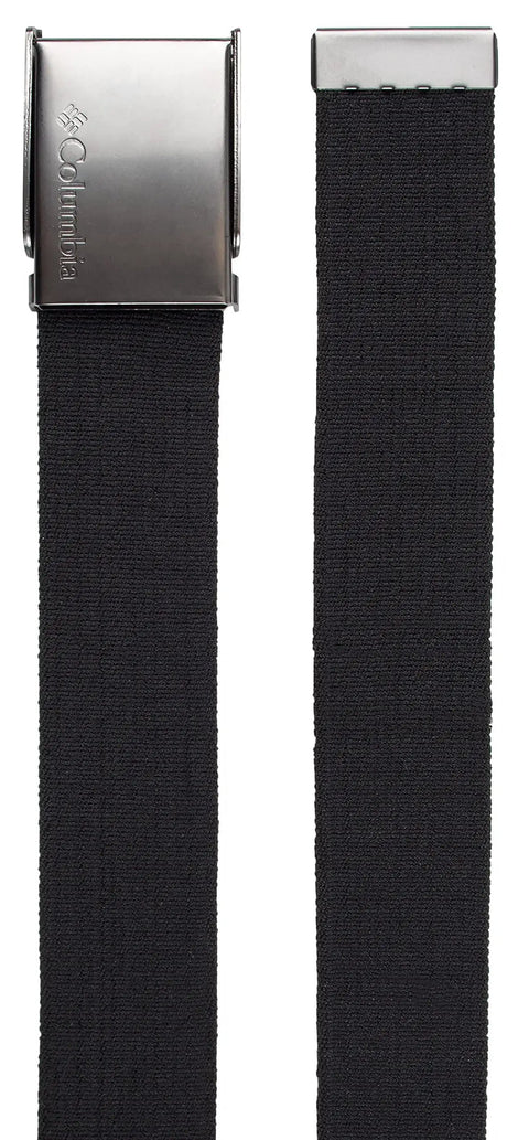 Men's Military-Style Stretch Belt Black One Size Durable Everyday Belt for Work, Outdoor Adventures, Camping, Grilling, Casual Weekend Wear, Adjustable Comfort, Rugged Jeans Essential