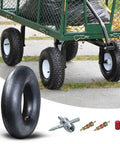 13x5.00-6 Inner Tube With Bent Valve Stem For Razor Dirt Quads Go Karts Lawn Mowers Wheelbarrows Garden Carts ATVs