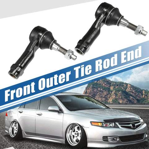 2 Pack Front Outer Tie Rod End Links Kit For Ford F 150 2004 2008 And Lincoln Mark LT 2006 2008 Premium OEM Replacement ES3691 Steering Suspension Upgrade, black