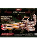 No Glue 3D Wood Puzzle Kit For Adults, Laser-Cut DIY Wooden Building Model With Snap-Together Mortise And Tenon Joints, STEM Craft Project For Hands-On Brainy Makers 14 Plus, rotating-barrel machine gun box