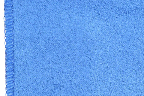 Close-up of Quick Dry Microfiber Towel For Gym, Travel And Camping, XL 35 By 62 Inches, Ultra Absorbent, Fast Drying, Cobalt color